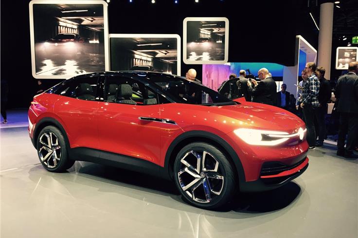 The new Volkswagen ID Crozz concept differs slightly in terms of styling from the one showcased at the 2017 Shanghai motor show.