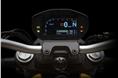 4.3 inch TFT instrument cluster on the Ducati Monster 821.