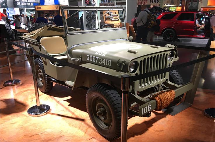 WILLYS JEEP MB - The machine that the whole Jeep range grew out of: a Willys-Overland MB from 1944.