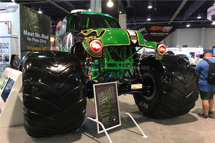 GRAVE DIGGER - This was one of two versions of Grave Digger monster truck, which competes in the Monster Jam series.
