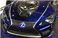 LEXUS BLACK PANTHER-INSPIRED LC - Lexus had a pair of cars which featured a tie-in with the new Marvel film Black Panther. This LC was the less subtle of the two.