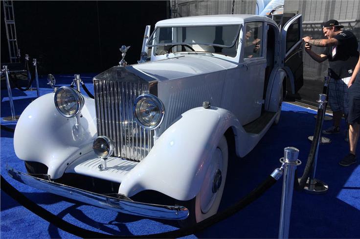 ROLLS-ROYCE 25/30 - Based on a 1937 Rolls-Royce, this one features gloss pearl white paint, a heavily customised interior and a new Addictive Audio system.