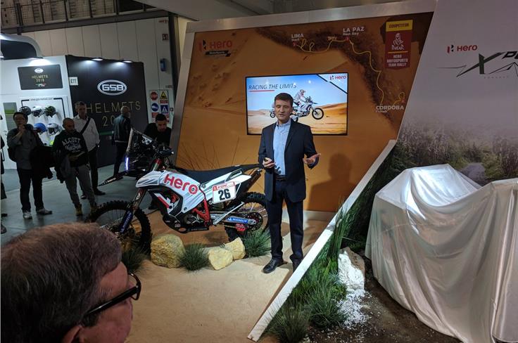 New Hero Speedbrain Dakar bike