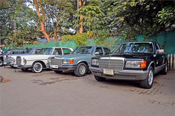 Viveck Goenka also brought every generation of the S-class and participated with a total of seven cars, the highest at the event.