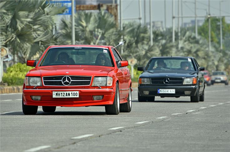 A rare sight to see two SECs together on Mumbai's roads