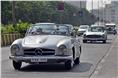 Yohan Poonawalla's immaculate 190SL was a crowd favourite.