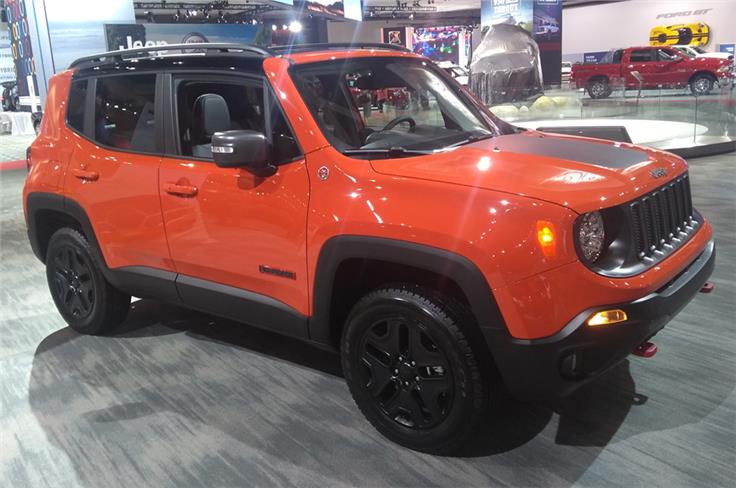 Jeep's Renegade is expected to come to India in the near future.