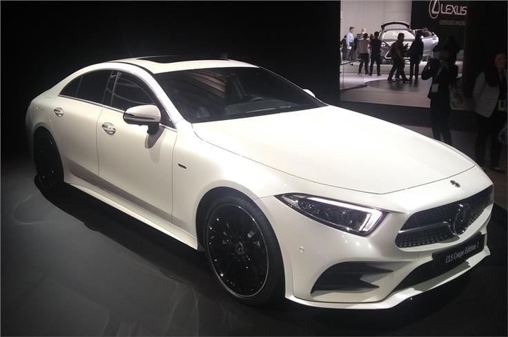 The Mercedes-Benz CLS was unveiled .