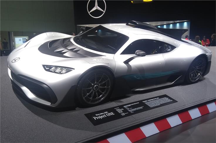 Mercedes-AMG Project One hypercar.