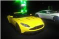 The Vantage was showcased in really bright colours.