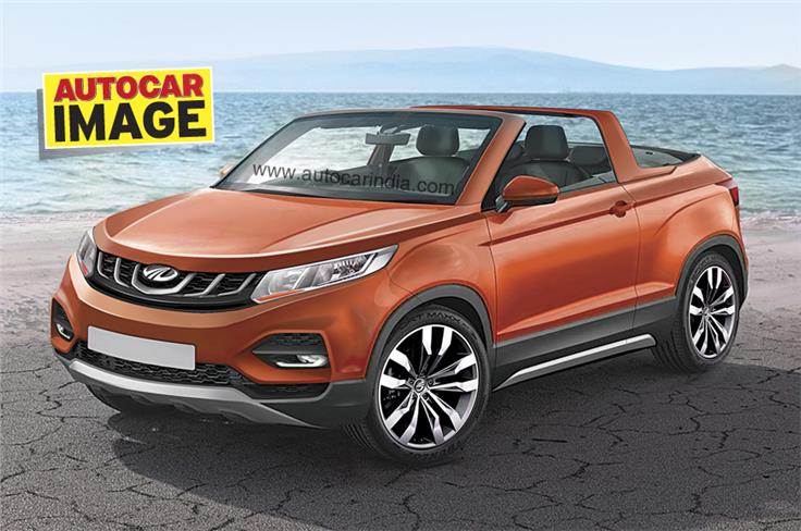Mahindra is known to shock and awe with its concepts at the Auto Expo and the Stinger convertible SUV will be the vehicle for the job at the 2018 event. Built on the TUV300&#8217;s ladder frame platform, the Stinger will be under 4-metre in length and will use a fabric roof ala Range Rover Evoque convertible.