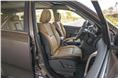 Seats are now draped in quilted tan leather upholstery which lifts the cabin's premium appeal.