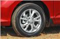 15-inch alloy wheels on the top variants shod with 175/65 tyres.