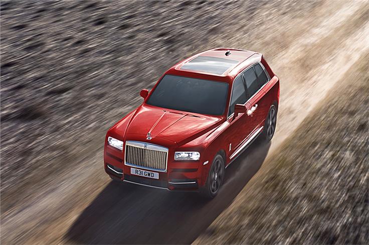 Powering the Cullinan is a 6.75-litre, twin-turbo V12 petrol.