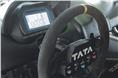 Digital instrument cluster gave driver all info needed. 
