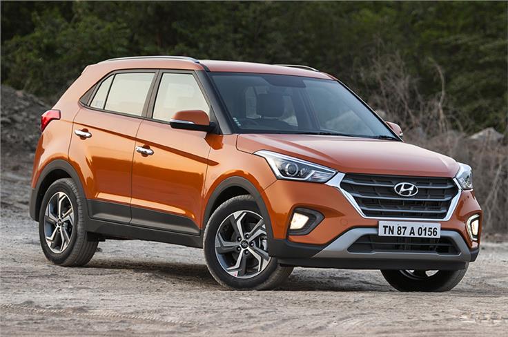 Flame Orange is one of two new colours on the Creta.