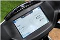 7-inch capacitive touchscreen a scooter-segment first, is feature-packed.