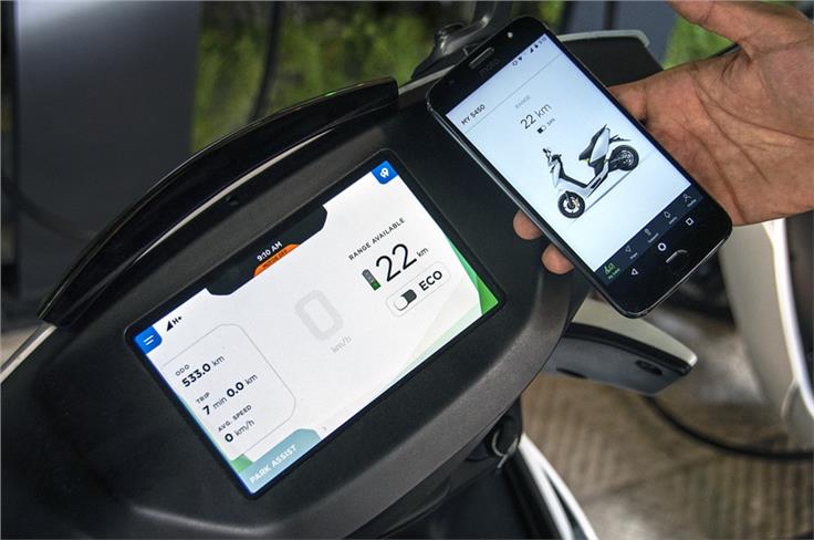 Ather does connectivity commendably, adding to real-world practicality. 