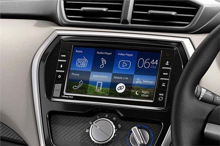 6.75-inch infotainment screen that will be available on higher-spec variants.