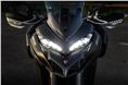 Nostril-like air intakes as seen across the Multistrada range.