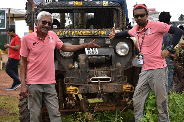 Jagat Nanjappa and Chethan Changappa of Team V5 Offroaders won the event.