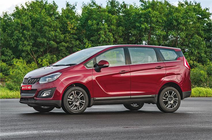 The Mahindra Marazzo is nicely proportioned and has a cab-forward MPV silhouette.