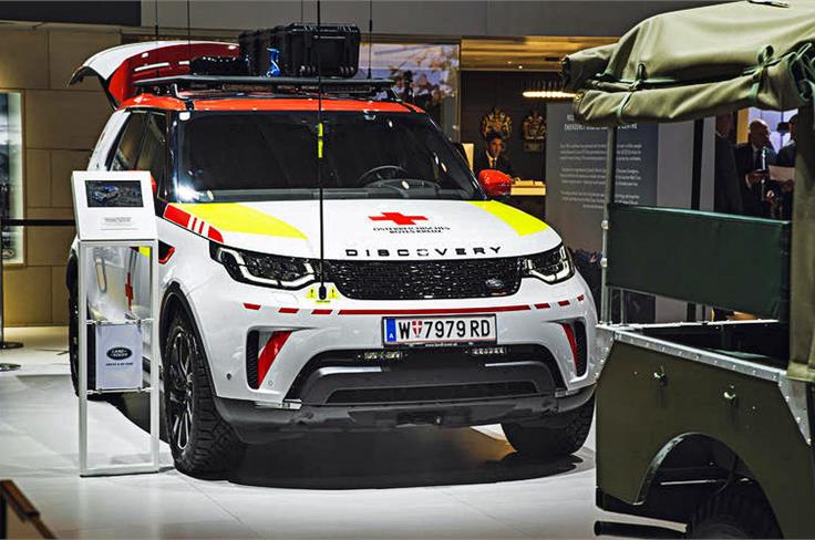 The Land Rover SVO Discovery Red Cross