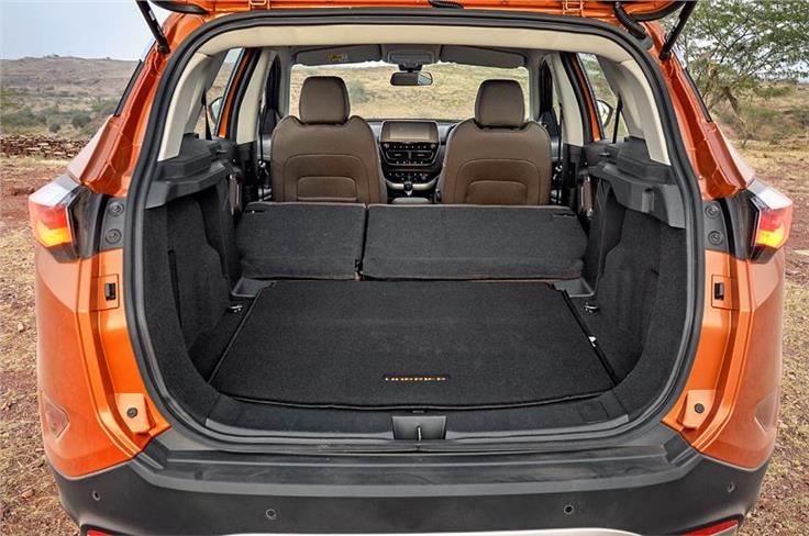 The 425-litre boot can expand to 810 litres thanks to the 60:40 split folding rear seats.