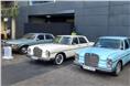 That's two of three W108 S-Classes at the show.  