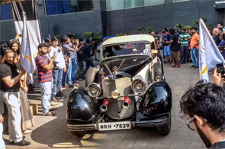 The fabled Mercedes-Benz 500K Roadster was also in attendance!