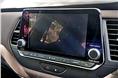8.0-inch touchscreen infotainment screen doubles as display for the 360-degree camera.