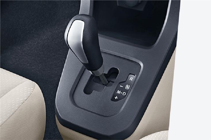 Automated manual transmission is offered on both engines - the 68hp, 1.0-litre and the 83hp, 1.2-litre.