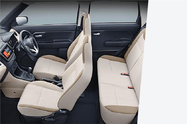 As the new Wagon R is bigger, it is also far more spacious on the inside than the older model.