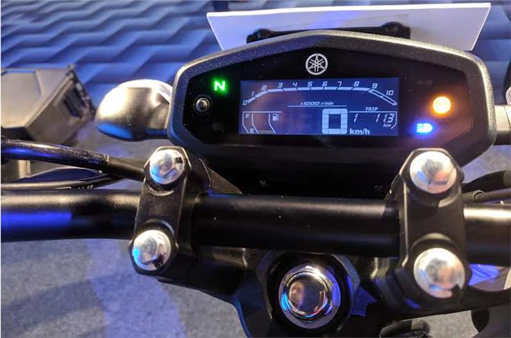 New LCD instrument cluster looks simple.