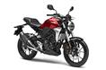 2019 Honda CB300R in Candy Chromosphere Red.