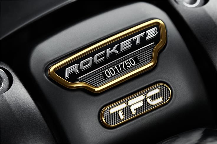 Like the Thruxton TFC, the Rocket will be limited to 750 units.