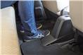 Near-flat floor helps middle passenger comfort.  
