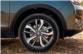 17-inch diamond-cut alloy wheels offered on the top-spec W8 (O) variant.