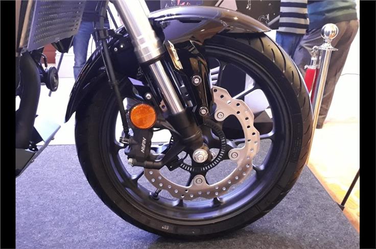 2019 Honda CB300R front brake.