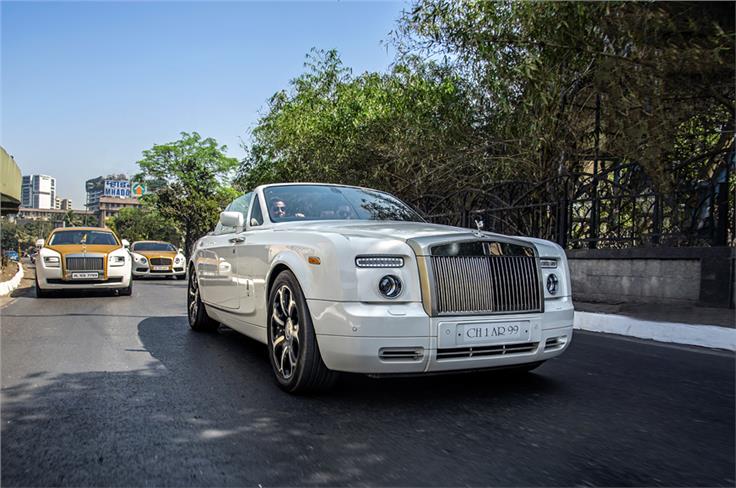 The British trio of the Rolls-Royce Phantom Drophead Coupe, Ghost and Bentley Continental GT V8.