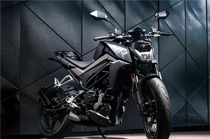 The bike is also available in black in foreign markets.