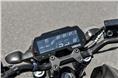 The instrument cluster is identical to the one on the R15 V3.0