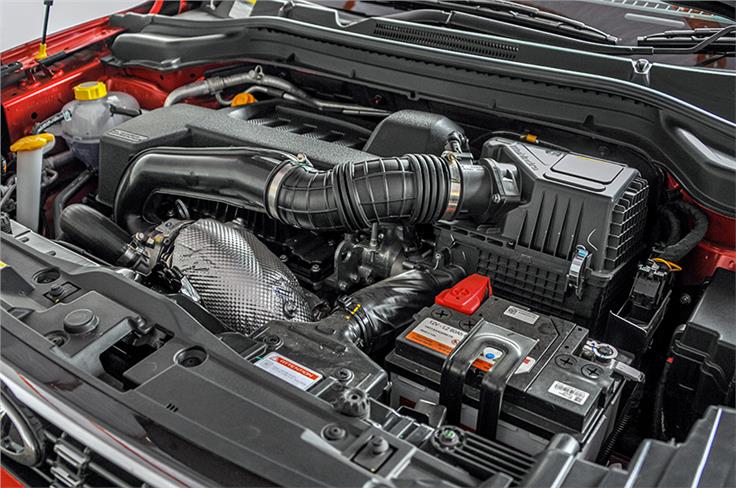 1.5-litre diesel engine makes 117hp and 300Nm of torque.