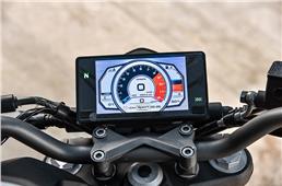 The bike gets a TFT display with Rain and Sport modes.