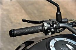 The CFMoto 300NK features a riding mode switch.