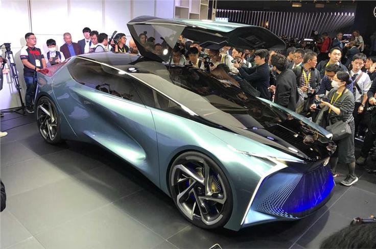 The Lexus LF-30 is an EV concept.