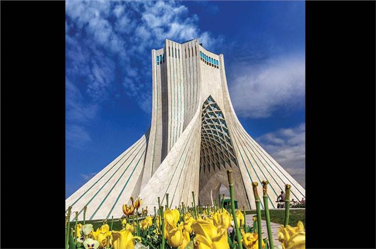 Azadi Tower in Tehran is an architectural marvel.