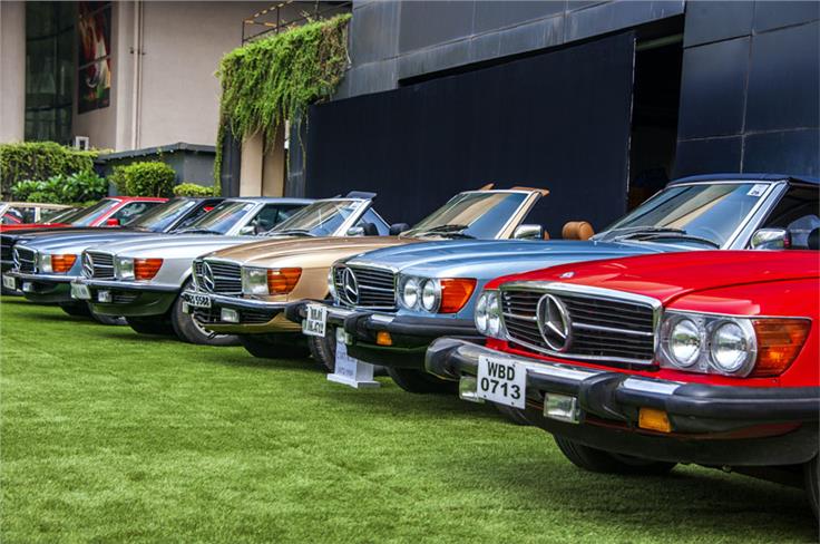 Every generation of the Mercedes-Benz SL was in attendance at MBCCR 2019.  