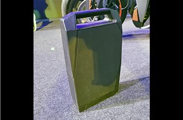 The battery packs are compact and can be easily transported.