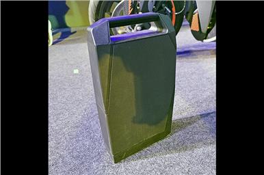 The battery packs are compact and can be easily transported.